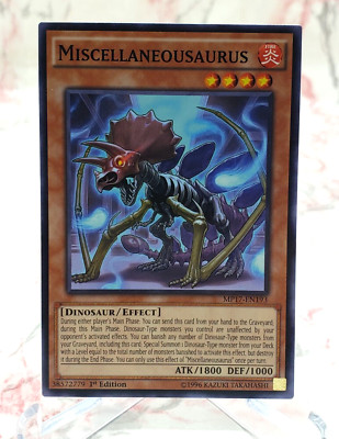 Yugioh Miscellaneousaurus MP17-EN193 Common 2017 Mega-Tins - NM-image
