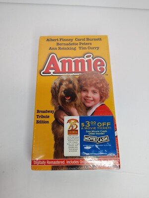 Annie (VHS, 1997, Slip Sleeve Case Closed Caption) Brand New-image