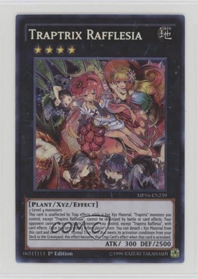 2016 Yu-Gi-Oh! Mega-Tin Mega Pack Traptrix Rafflesia #MP16-EN239 0su9-image