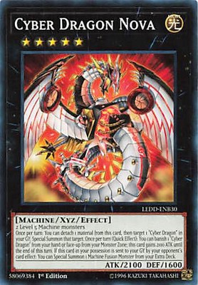Yu-Gi-Oh! TCG Legendary Dragon Decks Cyber Dragon Nova #LEDD-ENB30 1st Edition-image