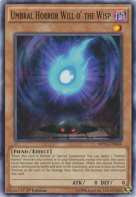 Umbral Horror Will o' the Wisp - MP14-EN068 - Common - 1st Edition - Near Mint-image