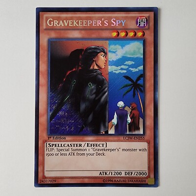 Gravekeeper's Spy - LCJW-EN255 - Secret Rare - NM/VLP - 1st ed - Yugioh-image