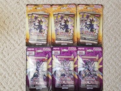 🔥YuGiOh - 6x Sealed Mixed Blister (9 Packs Total) - (LED6/SOFU) 🔥-image
