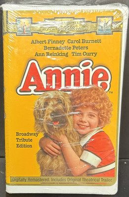 ANNIE 1997 VHS Broadway Tribute Edition Clamshell Case New - Sealed-image