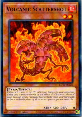 Volcanic Scattershot #LD10-EN026 Yugioh Lightly played 1st Edition-image