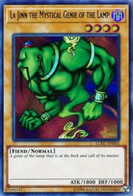 Yugioh! LP La Jinn the Mystical Genie of the Lamp - LCKC-EN002 - Ultra Rare - Un-image