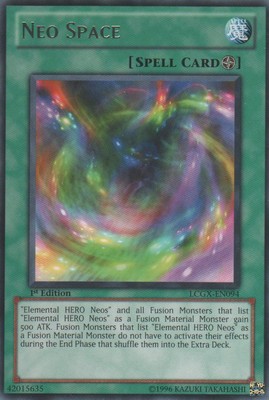Neo Space - LCGX-EN094 - Rare - 1st Edition NM YuGiOh!  Legendary Collection 2: -image