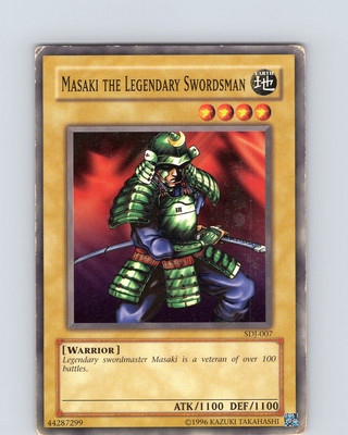 Yu-Gi-Oh TCG Masaki The Legendary Swordsman SDJ-007 Unlimited Common HP-MP-image