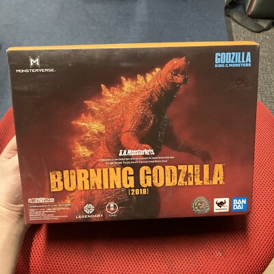 BANDAI Tamashii S.H.MonsterArts Burning Godzilla 2019 Action Figure Sealed-image