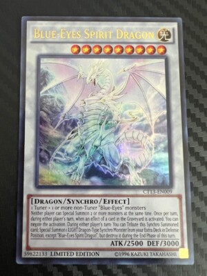Yugioh Blue-Eyes Spirit Dragon CT13-EN009 Ultra Rare Limited Edition NM-image