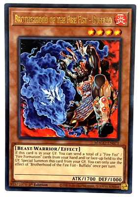 YuGiOh! - Brotherhood of the Fire Fist - Buffalo - MAGO-EN071 - 1st Edition Rare-image