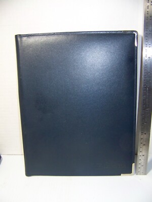 NEW LLOYDS TSB Leather Writing Legal Pad Portfolio Folio BLUE ENGLAND-image
