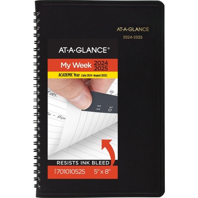 Planner 2024-2025 Academic, Weekly, Hourly Appointment Book, 5