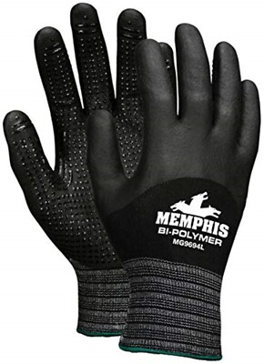 MCR SAFETY MG9694XL Coated Gloves,Nylon,XL,PK12-image