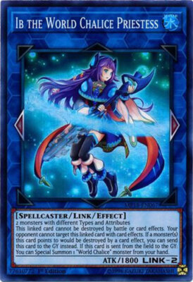 Yu-Gi-Oh Card - MP18-EN067 - IB THE WORLD CHALICE PRIESTESS (super rare) - NM/M-image