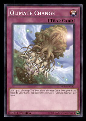 Yugioh Qlimate Change #MP15-EN182 2015 Mega-Tins Mega Pack LP-image
