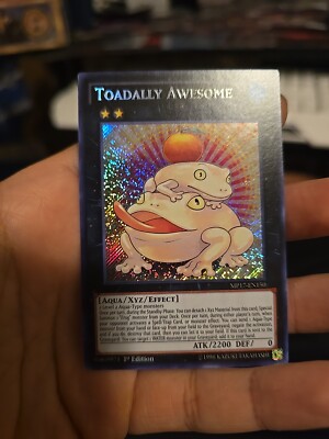 Yu-Gi-Oh MP17-EN150 Toadally Awesome NM Secret Rare 1st Ed -image