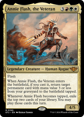 Annie Flash, the Veteran [Outlaws of Thunder Junction] Lightly Played-image