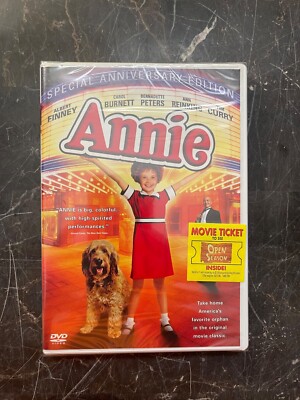 New Sealed Annie DVD 2004 Movie Special Anniversary Edition-image