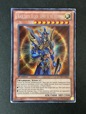 Yugioh MC2-EN004 Black Luster Soldier-Envoy of the Beginning 1st Secret Rare HP-image