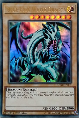 LCKC-EN001 BLUE-EYES WHITE DRAGON ULTRA RARE 1ST EDITION YuGiOh CARD-image