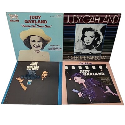 Judy Garland Vinyl LP Lot:  Over The Rainbow, Annie Get Your Gun & MORE VG+-image