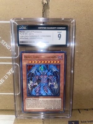 2011 Yugioh Legendary Collection 2 Raviel, Lord of Phantasms UR LE - CGC 9-image