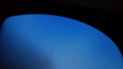 BLUE GLOW in the dark toilet lid incorp. antimicrobial coating, heavy polymer-image