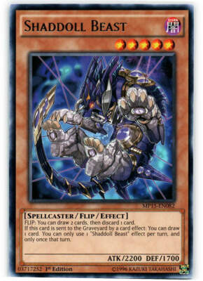 Yu-Gi-Oh! - Shaddoll Beast  (MP15-EN082) - 2015 Mega-Tins - Rare - NM-image