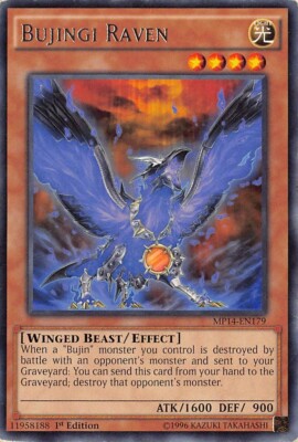  2014 Mega-Tins Mega Pack 1st Ed, Bujingi Raven (Moderate Play)	p2-28172-image