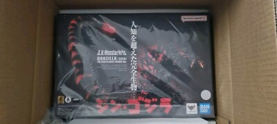 S.H.MonsterArts Godzilla 2016 4th Form Night Combat Ver Figure OFFICIAL BANDAI-image