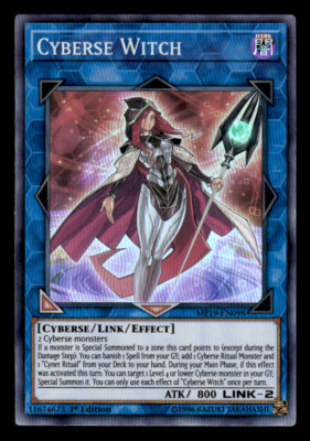 Cyberse Witch MP19-EN098 2019 Gold Sarcophagus Tin Mega Pack 1st Edition-image