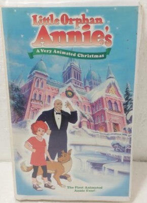 1995 LITTLE ORPHAN ANNIE'S: A VERY ANIMATED CHRISTMAS Goodtimes Video#0577212 VG-image