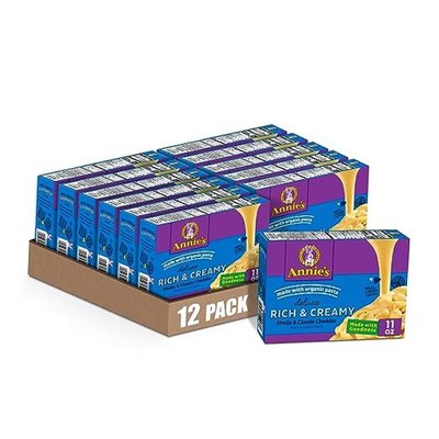Annie's Deluxe Macaroni and Cheese with Organic Pasta, Classic Real Cheddar -image