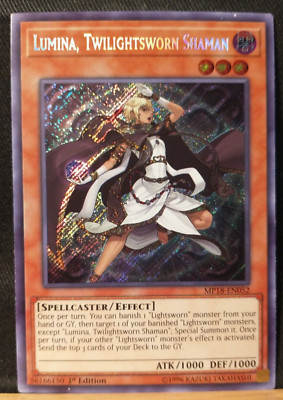 Lumina, Twilightsworn Shaman MP18-EN052 1st. Edition Secret Rare LP-image