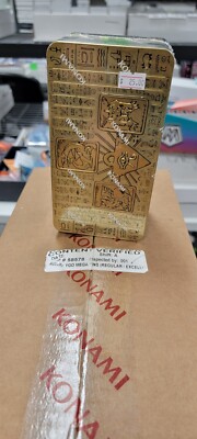 YU-GI-OH! TIN OF THE PHAROAH'S GODS MEGA TINS SEALED CASE (12 UNITS) 58578 QTY-image