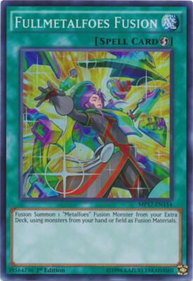 Fullmetalfoes Fusion - MP17-EN154 - Super Rare - 1st Edition NM YuGiOh!  2017 Me-image