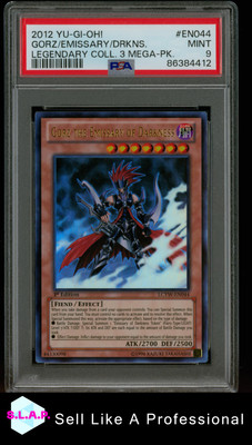 GORZ/EMISSARY/DRKNS. LEGENDARY COLL. 3 MEGA PK. YU-GI-OH! 2012 EN044 PSA 9-image