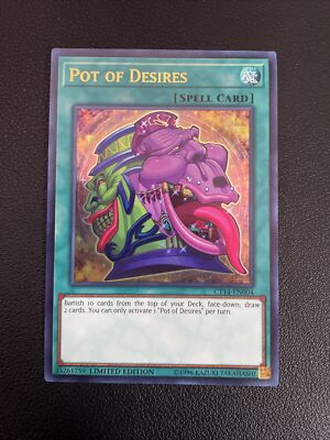 Yu-Gi-Oh! TCG Pot of Desires 2017 Mega-Tins Promos CT14-EN004 Limited Ultra Rare-image