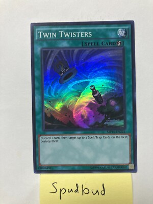 Twin Twisters Super Rare MP16-EN221 (Moderately Played)-image