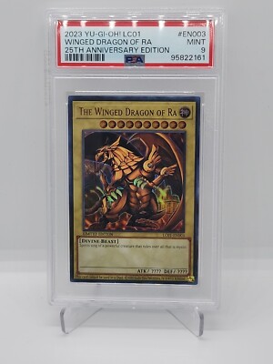 PSA 9 MINT The Winged Dragon of Ra LC01-EN003 25th Anniversary Edition-image