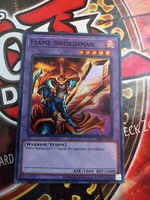 Yugioh 25th Anniversary - Flame Swordsman - LOB-EN003 - Super Rare - M/NM-image