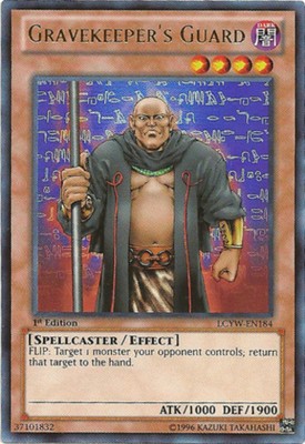 Near Mint x 1 Gravekeeper's Guard - LCYW-EN184 - Ultra Rare - Unlimited Edition -image