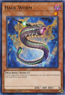 Hack Worm - MP18-EN041 - Common - 1st Edition NM YuGiOh!  2018 Mega-Tin Mega Pac-image