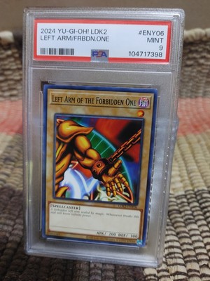 2025 Yugioh Ldk2 Left Arm/forbidden One Eny08 Psa 9-image