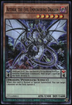 Yu-Gi-Oh! - 2016 Mega-Tins Aether, the Evil Empowering Dragon 2016 CT13-EN011-image