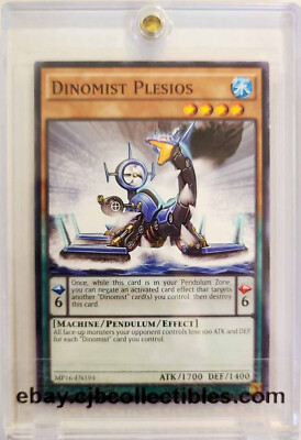 Yu-Gi-Oh! DINOMIST PLESIOS MP16-EN194 1st Edition 2016 Mega-Tins Mega Pack 🍒-image