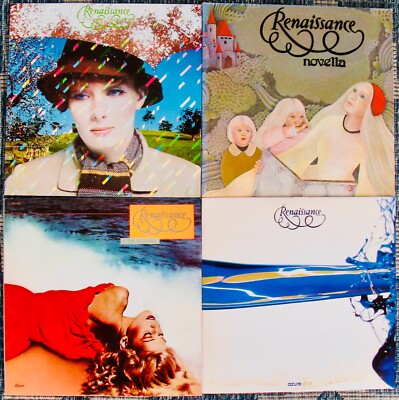 RENAISSANCE~4 Near Mint Prog Folk Symphonic Pop Rock Albums~Annie Haslam-image