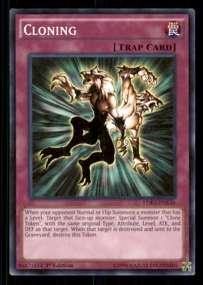 Yugioh Cloning #LDK2-ENK36 Legendary Decks II LP-image