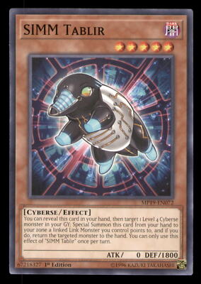 Yugioh SIMM Tablir #MP19-EN072 2019 Gold Sarcophagus Tin Mega Pack LP-image